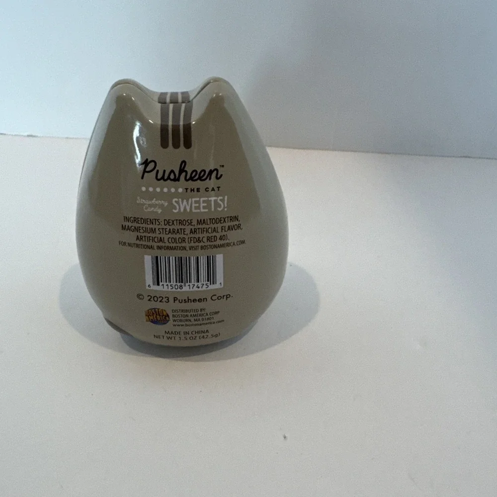 BOSTON AMERICA Pusheen the Cat Sweets! Candy Tin With Squishy Cat Inside
